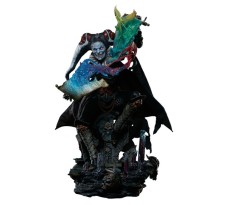 Court of the Dead Premium Format Figure Malavestros Deaths Chronicler Fool 52 cm